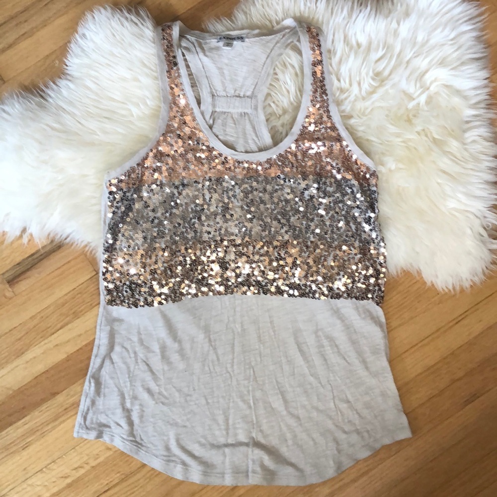 Sequin Tank Top